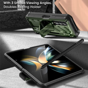 Supcase 360 Backcase met screenprotector Samsung Z Fold 4 - Groen 4