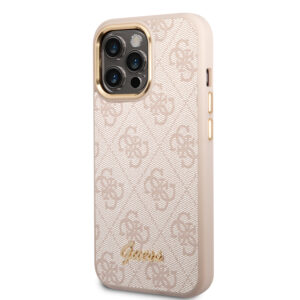 Guess Backcover iPhone 14 Pro Max hoesje - Roze 2