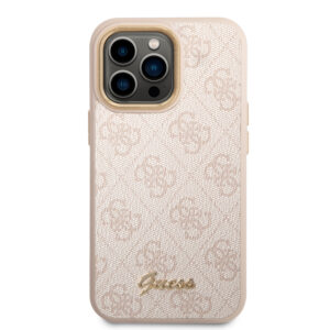 Guess Backcover iPhone 14 Pro Max hoesje - Roze 3