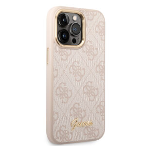 Guess Backcover iPhone 14 Pro Max hoesje - Roze 4
