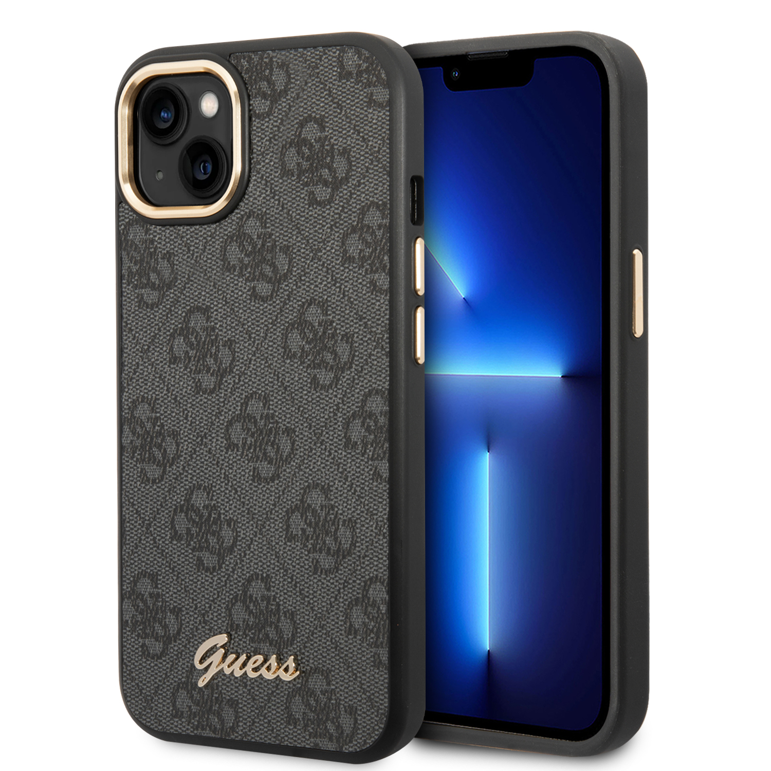 variatie Guess Backcover iPhone 14 hoesje – Zwart