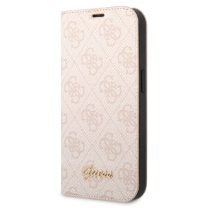 Guess Bookcase iPhone 14 Pro Max hoesje - Roze 1