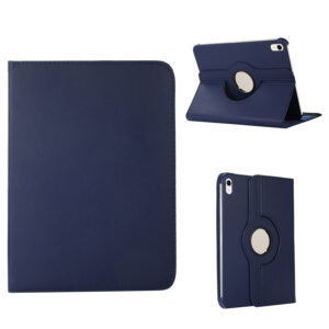 iPad 10 Hoes – 10e Generatie – 2022 – Case Cover – 10.9 Inch – Bookcase – 360 Graden Draaibaar – Roterend Hoesje – Donkerblauw