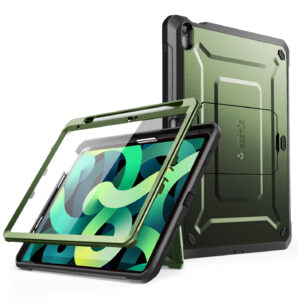 Supcase Fullcover hoes met screenprotector iPad 10 - 10.9 inch - Groen 1