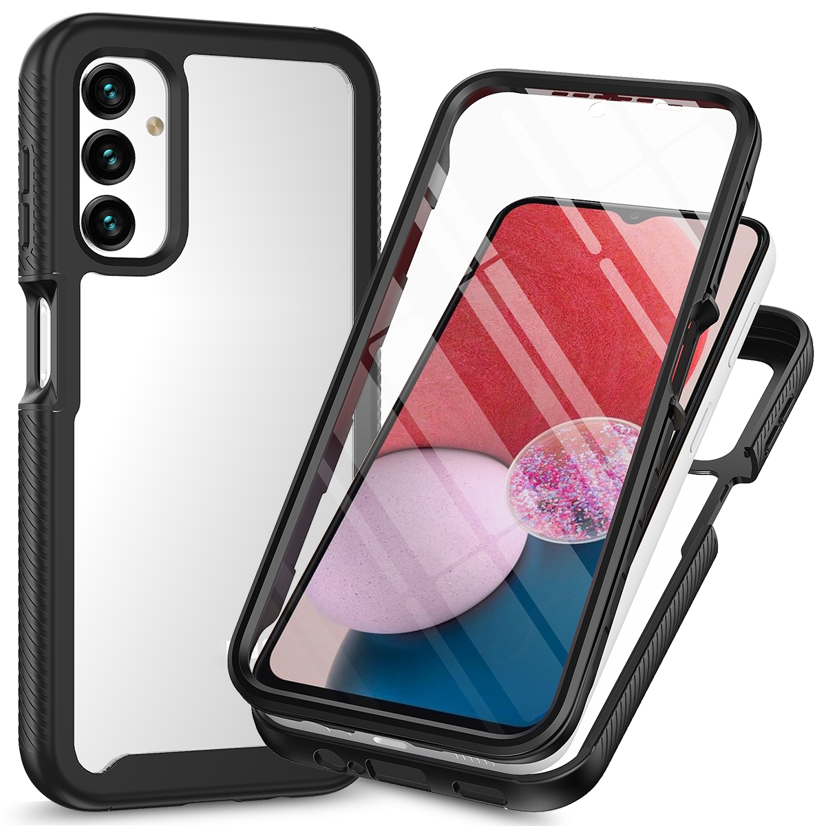 360 Backcover hoesje met screenprotector Samsung Galaxy A14