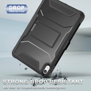 Fullcover hoes iPad 10 (2022) - 10.9 inch - Penhouder - Zwart 4