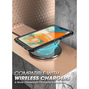 Supcase 360 Backcase hoesje met screenprotector Samsung A23 - Zwart 5