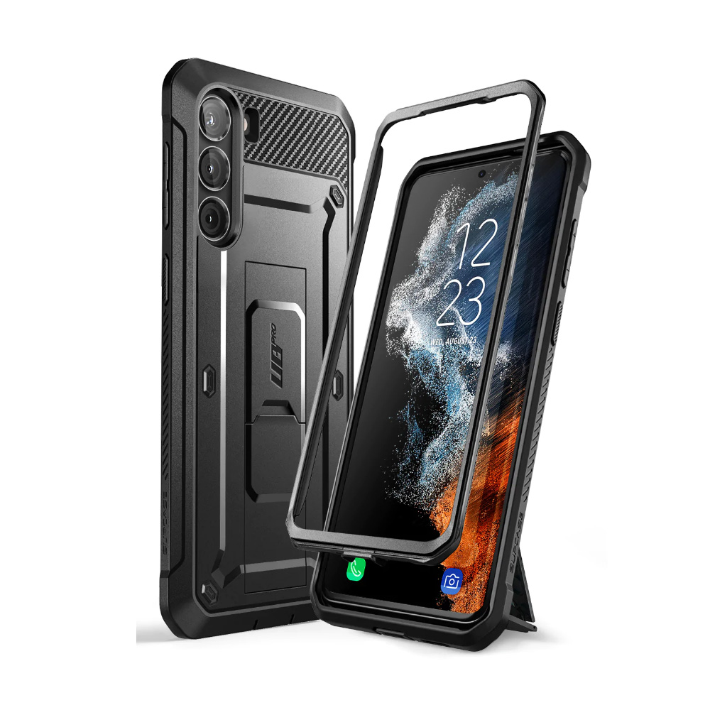 Hertellen Gelijkwaardig monteren Supcase Backcase hoesje Samsung Galaxy S23 Plus - Zwart