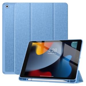 Solidenz TriFold Hoes iPad 9 / iPad 8 / iPad 7 – 10.2 inch – Blauw