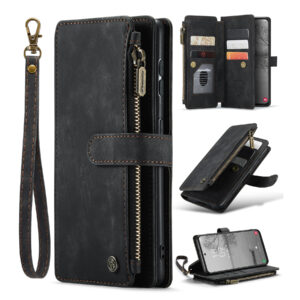 CaseMe Samsung Galaxy S23 wallet hoesje - Zwart 1 v2