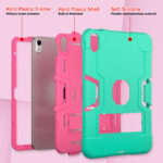 Shockproof Standcase hoes iPad 11 en iPad 10 – 10.9 inch – Aqua - 2
