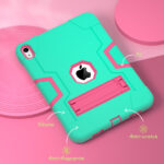 Shockproof Standcase hoes iPad 11 en iPad 10 – 10.9 inch – Aqua - 8