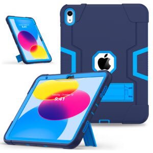 Shockproof Standcase hoes iPad 10 - 10.9 inch - Blauw 1