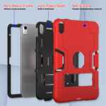 Shockproof Standcase hoes iPad 11 en iPad 10 – 10.9 inch – Rood - 2
