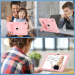 Shockproof Standcase hoes iPad 11 en iPad 10 - 10.9 inch - Roze - 9