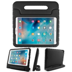 Solidenz EVA iPad Hoes voor kids - iPad 2018 / 2017 / Air 1 / Air 2 - 9.7 inch - Zwart
