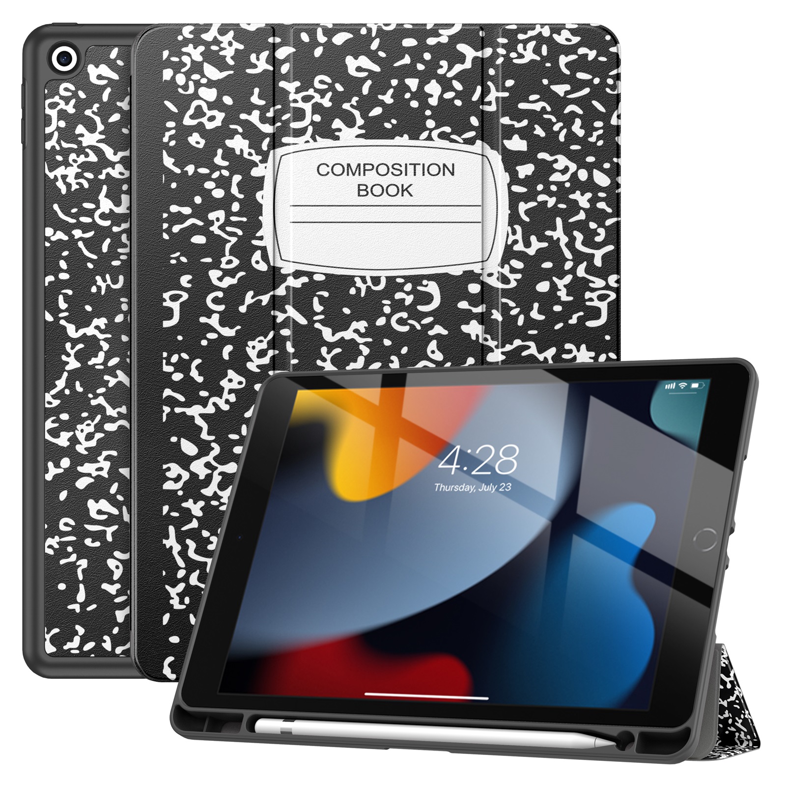 variatie Solidenz TriFold Hoes iPad 9 / iPad 8 / iPad 7 – 10.2 inch – Boek