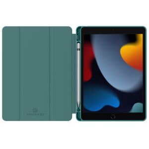 Solidenz TriFold Hoes iPad 9 iPad 8 iPad 7 - 10.2 inch - Groenblauw 10