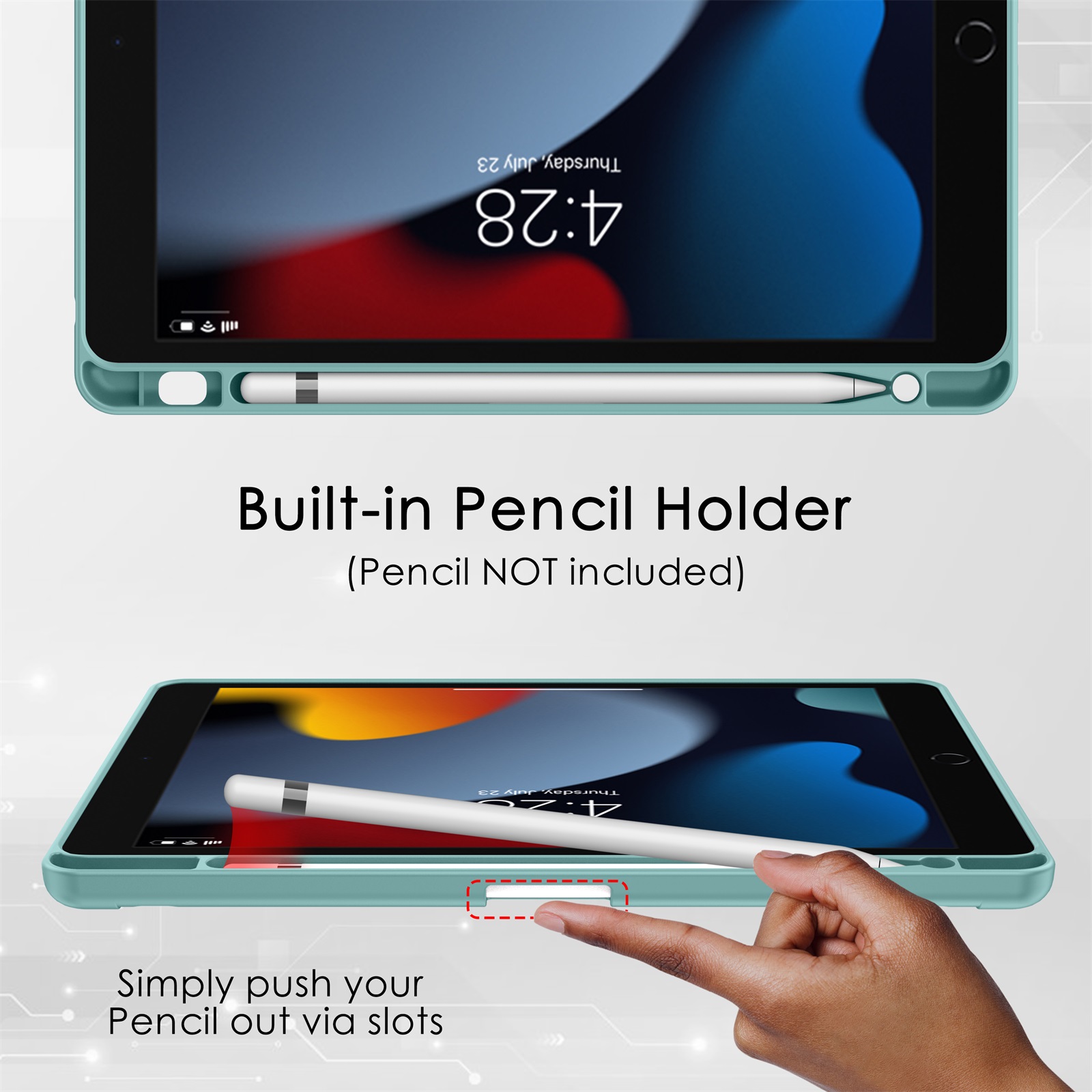 Solidenz TriFold Hoes iPad 9 / iPad 8 / iPad 7 10.2 inch