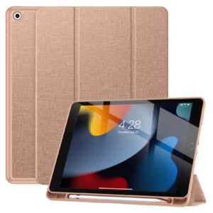 Solidenz TriFold Hoes iPad 9 / iPad 8 / iPad 7 – 10.2 inch – Roségoud