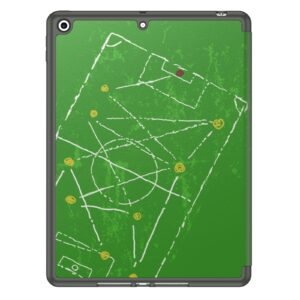 Solidenz TriFold Hoes iPad 9 iPad 8 iPad 7 - 10.2 inch - Voetbal 3