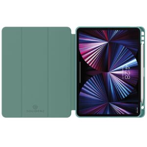 Solidenz TriFold Hoes iPad Air 5 Air 4 iPad Pro 11 inch - Lichtgroen 10