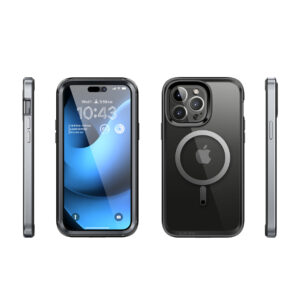 Supcase EdgeMag Hoesje met screenprotector iPhone 14 Pro Max - Zwart 2