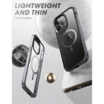 Supcase EdgeMag Hoesje met screenprotector iPhone 14 Pro - Zwart - 3