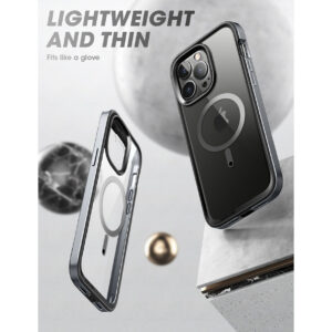 Supcase EdgeMag Hoesje met screenprotector iPhone 14 Pro Max - Zwart 4