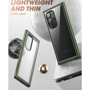 Supcase UB Edge Hoesje met screenprotector Samsung S23 Ultra - Groen 3