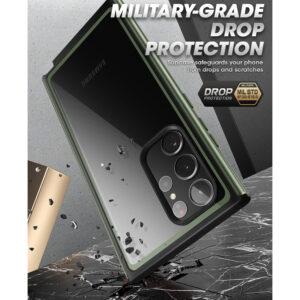 Supcase UB Edge Hoesje met screenprotector Samsung S23 Ultra - Groen 4