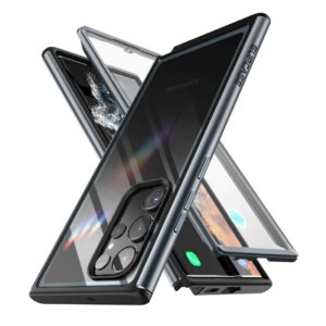 Supcase UB Edge Hoesje met screenprotector Samsung S23 Ultra - Zwart 1