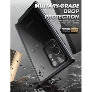 Supcase UB Edge Hoesje met screenprotector Samsung S23 Ultra - Zwart 4