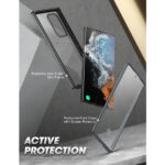 Supcase UB Edge Hoesje met screenprotector Samsung S23 Ultra – Zwart - 4