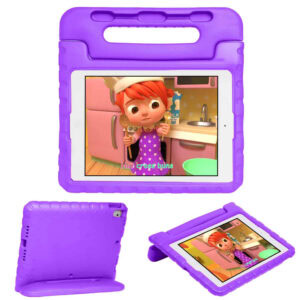 Solidenz EVA iPad Hoes voor kids – iPad 9 – iPad 8 – iPad 7 – 10.2 inch – Paars