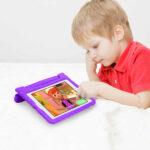 Solidenz EVA iPad Hoes voor kids – iPad 2018 / 2017 / Air 1 / Air 2 – 9.7 inch – Paars - 7