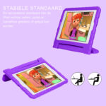 Solidenz EVA iPad Hoes voor kids – iPad 2018 / 2017 / Air 1 / Air 2 – 9.7 inch – Paars - 2