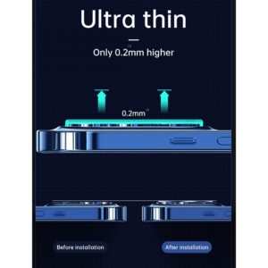 Solidenz Cameralens protector iPhone 13 - 13 Mini - Transparant 4