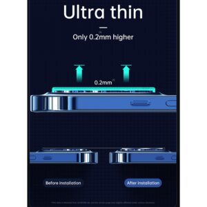 Solidenz Cameralens protector iPhone 13 Pro - 13 Pro Max - Transparant 4