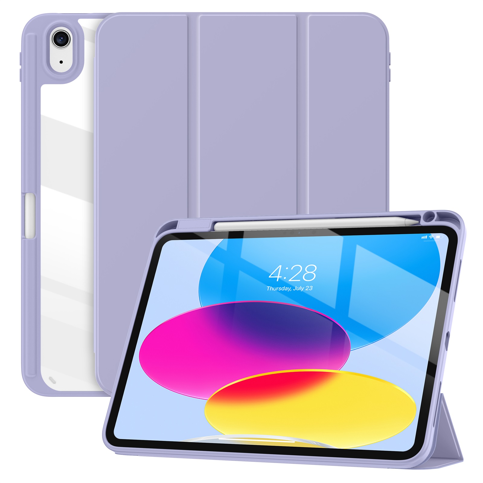 Solidenz Hybrid Hoes iPad 11 en iPad 10 - 2025 / 2022 10.9 inch - Lavender Main Image