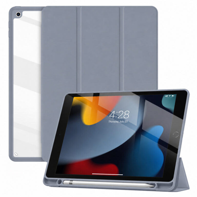 Solidenz Hybrid Hoes iPad 9 / iPad 8 / iPad 7 - 10.2 inch - Lavendel Grijs