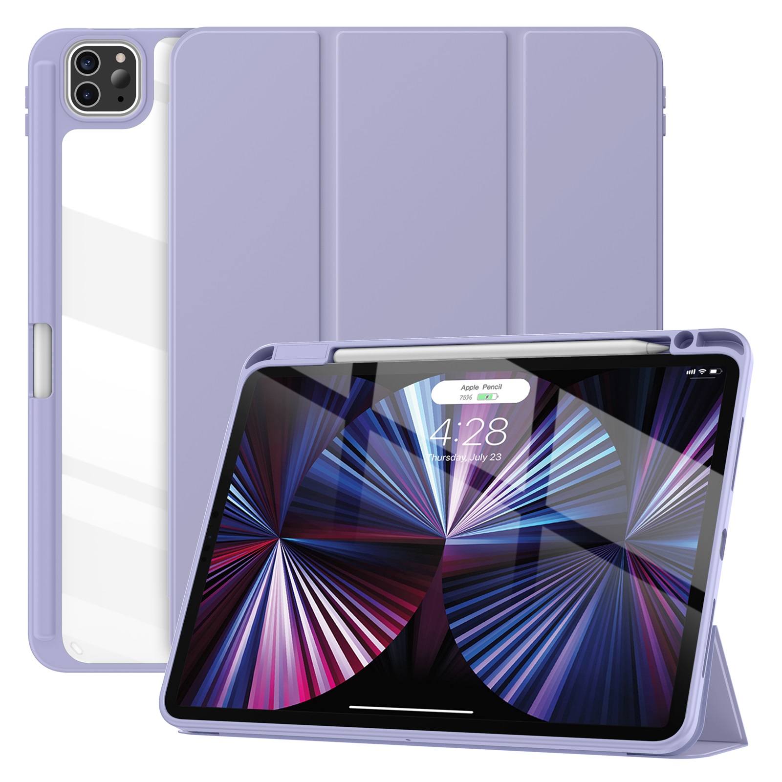 Solidenz Hybrid Hoes iPad Air 5 Air 4 iPad Pro 11 inch - Lavender 1