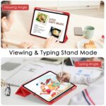 Solidenz Hybrid Hoes iPad Air 6 (M3 en M2) / Air 5 / Air 4 / iPad Pro 11 inch - Rood - 9