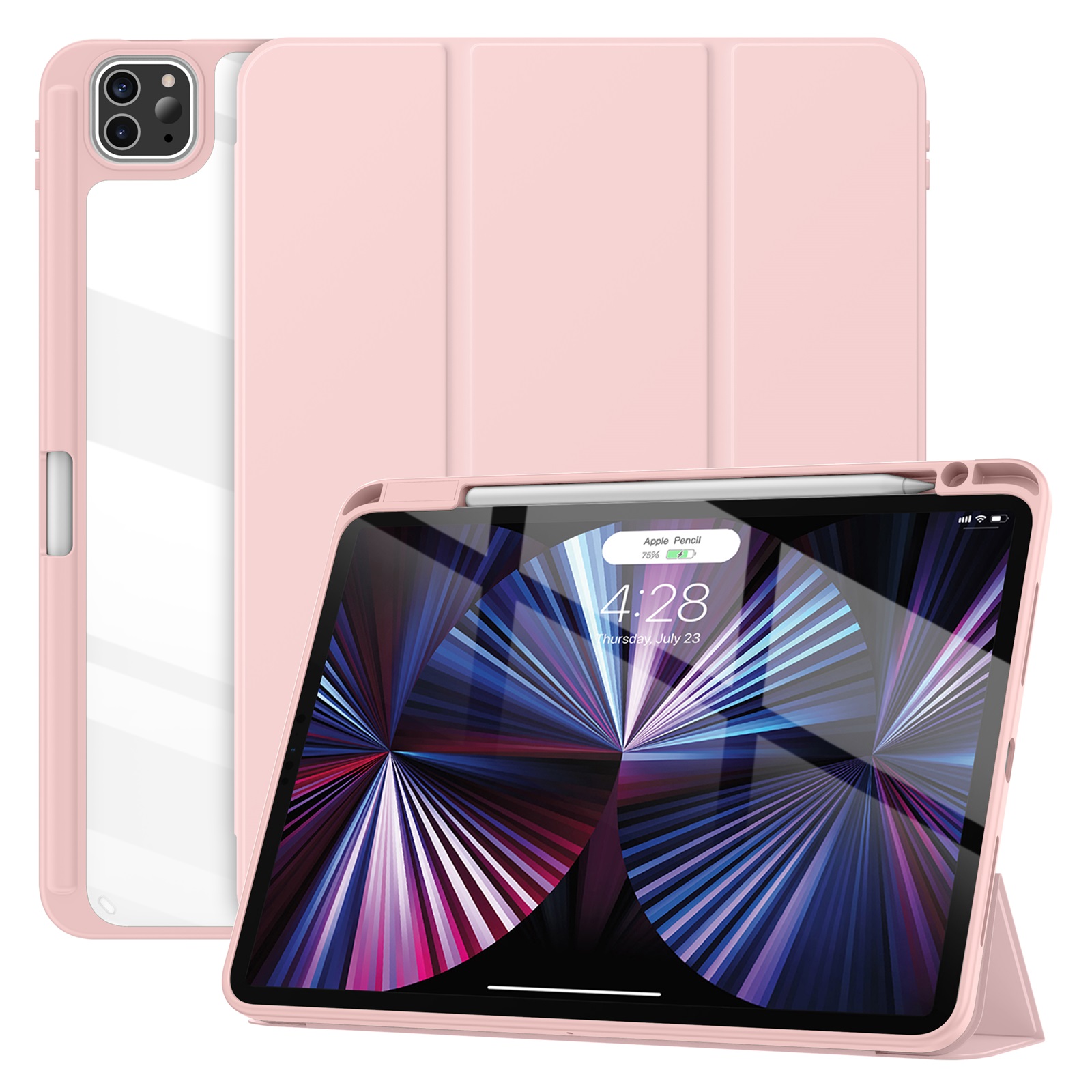 Solidenz Hybrid Hoes iPad Air 5 Air 4 iPad Pro 11 inch - Roze 1