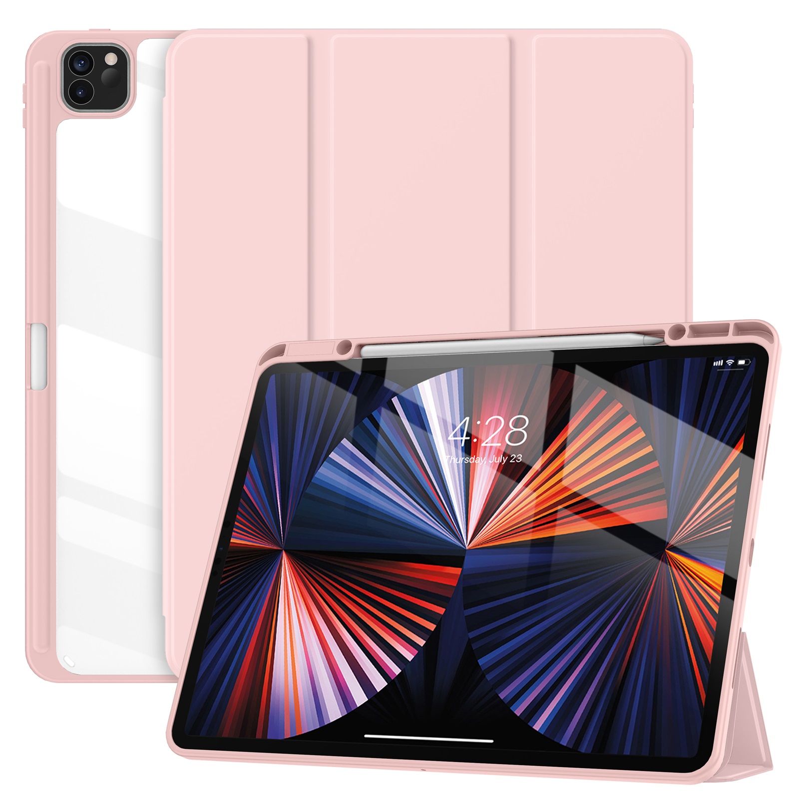 variatie Solidenz Hybrid Hoes iPad Pro 12.9 inch – Roze