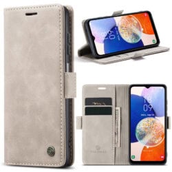 Solidenz Urban Book Samsung A14 hoesje - Beige