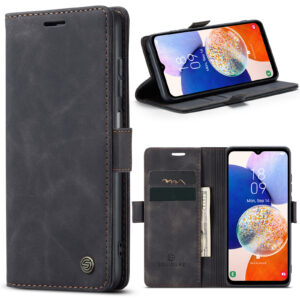 Solidenz Urban Book Samsung A14 hoesje – Zwart