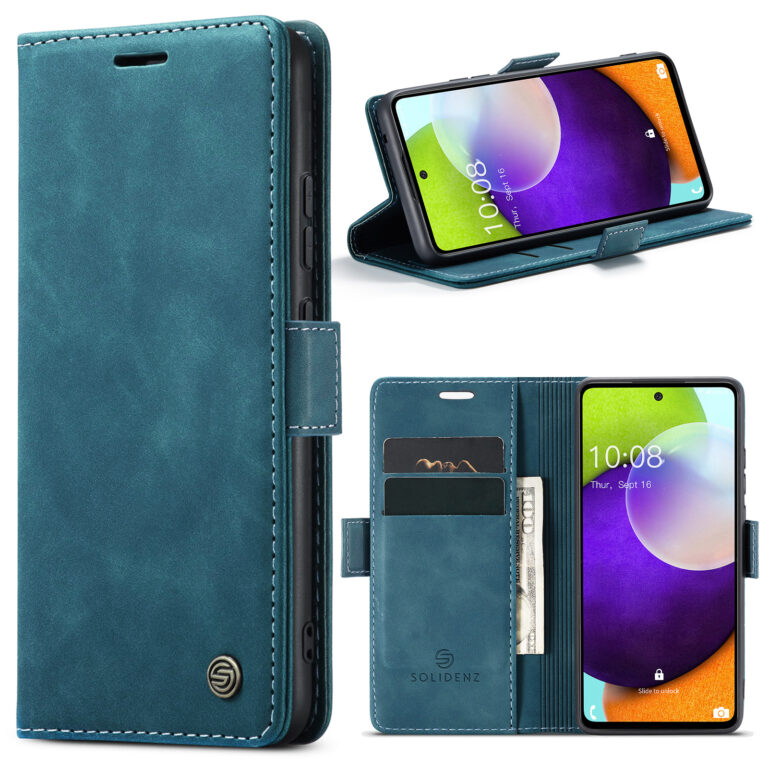 Solidenz Urban Book Samsung A52s / A52 hoesje - Blauw