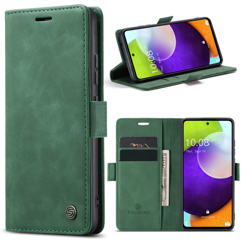 Solidenz Urban Book Samsung A53 hoesje - Groen