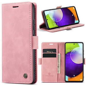 Solidenz Urban Book Samsung A33 hoesje – Roze